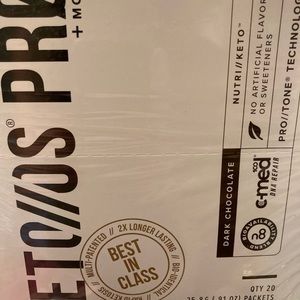 Keto pro dark chocolate unopened